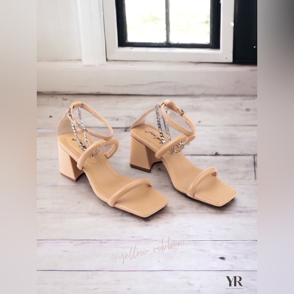 🆕 Free People Parker Chain Heel | Dune | Size US 9 - Picture 2 of 7